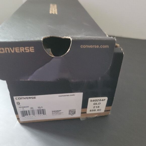 CONVERSE Chuck All Star NIB High Yellow Cheetah Sneaker Fabric Size 9 Unused - Picture 5 of 12